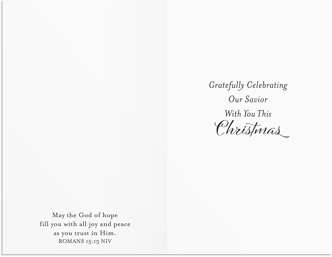 Because of Jesus - 18 Christmas Boxed Cards and Envelopes