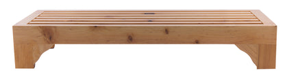 ALFI brand  AB4409 4" Modern Wooden Stepping Stool  Multi-Purpose Accessory