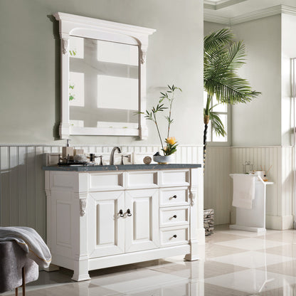 Brookfield 48" Single Vanity Cabinet, Bright White