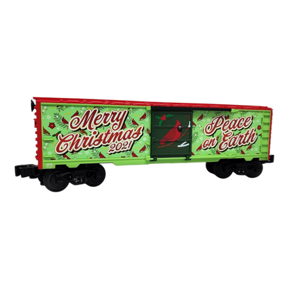 Christmas Box Car - O-27 Gauge