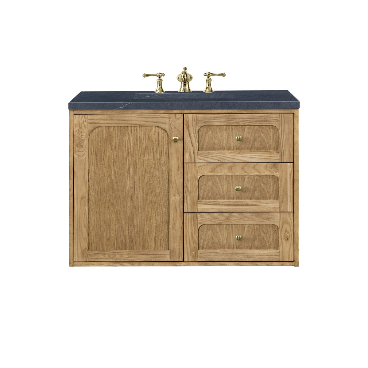 Laurent 36" Single Vanity Cabinet, Light Natural Oak