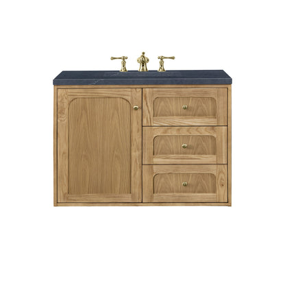 Laurent 36" Single Vanity Cabinet, Light Natural Oak