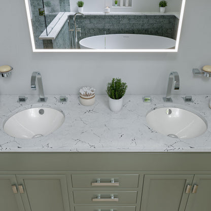 ALFI brand AB1336 Gooseneck Widespread Bathroom Faucet