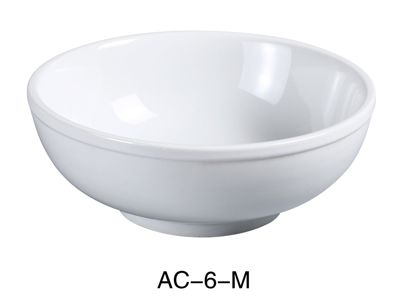 Yanco AC-6-M ABCO 6" Salad Bowl | Kitchen + Metal