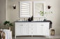 Palisades 72" Double Vanity Cabinet, Bright White