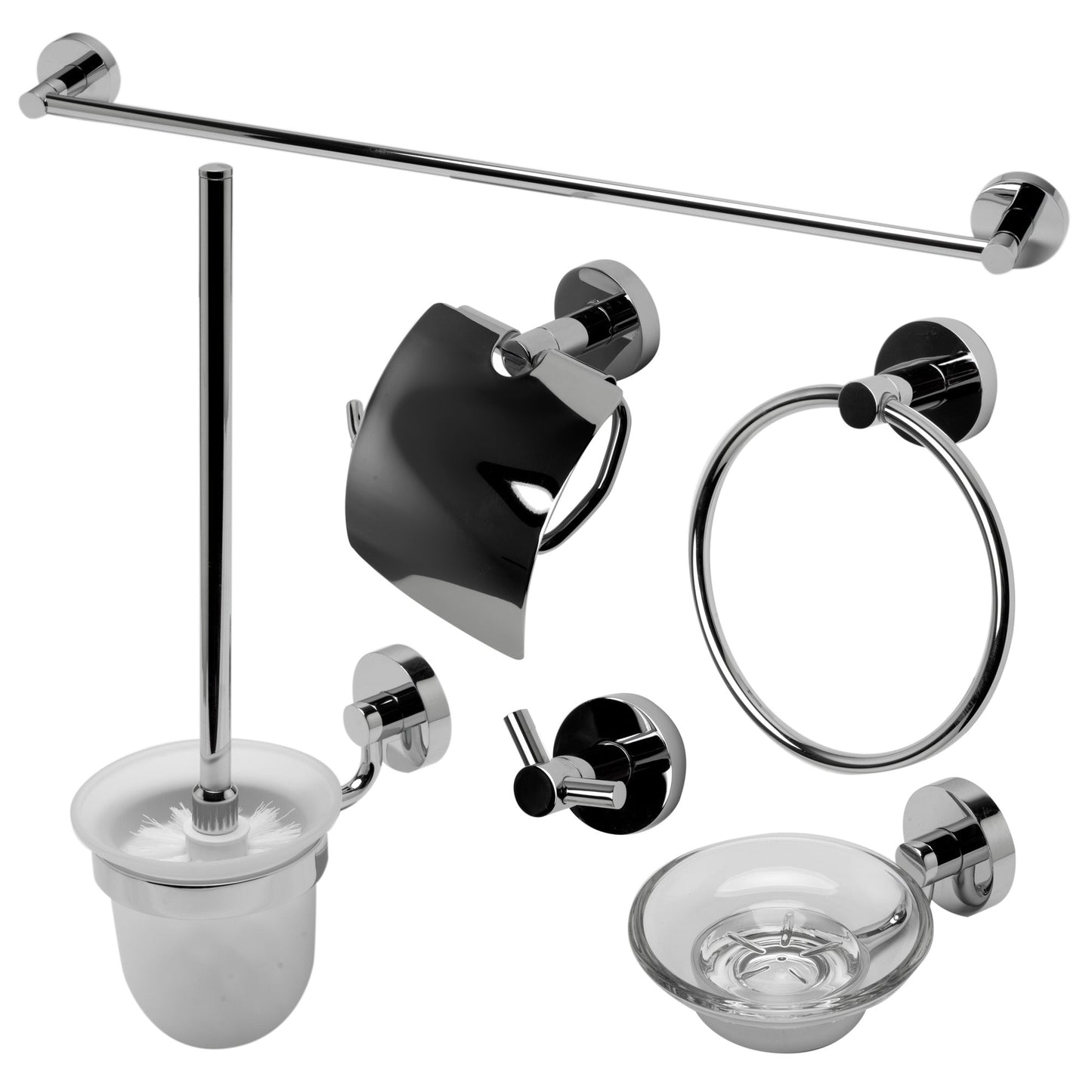 ALFI brand AB9513 6 Piece Bath Accessory Set