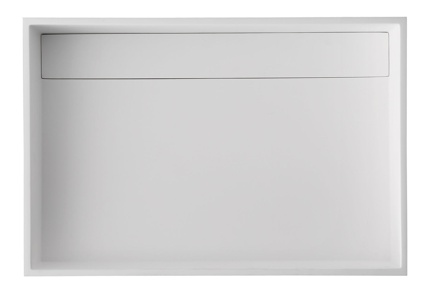 ALFI brand  ABRS2014BM Black Matte 20" x 14" Solid Surface Resin Sink