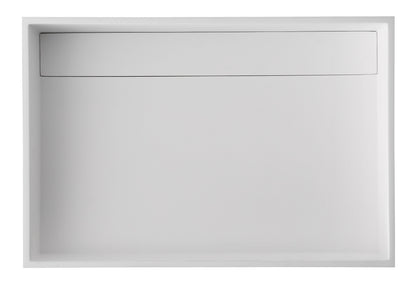 ALFI brand  ABRS2014BM Black Matte 20" x 14" Solid Surface Resin Sink