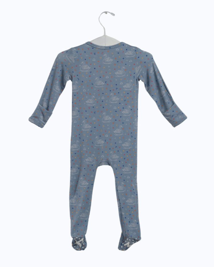 Libra Bamboo Zipper Footie