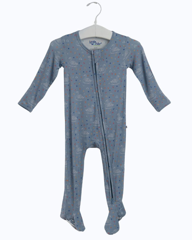 Libra Bamboo Zipper Footie