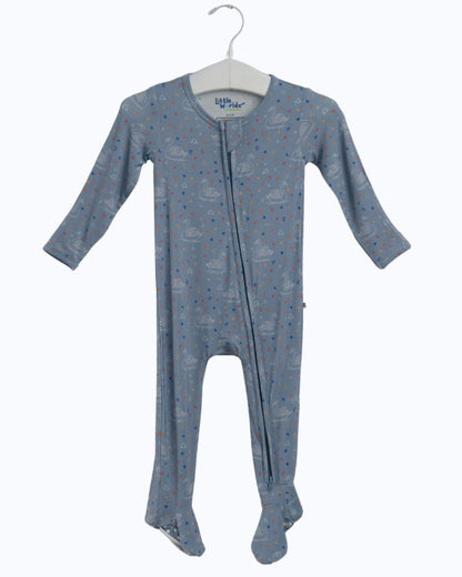 Libra Bamboo Zipper Footie