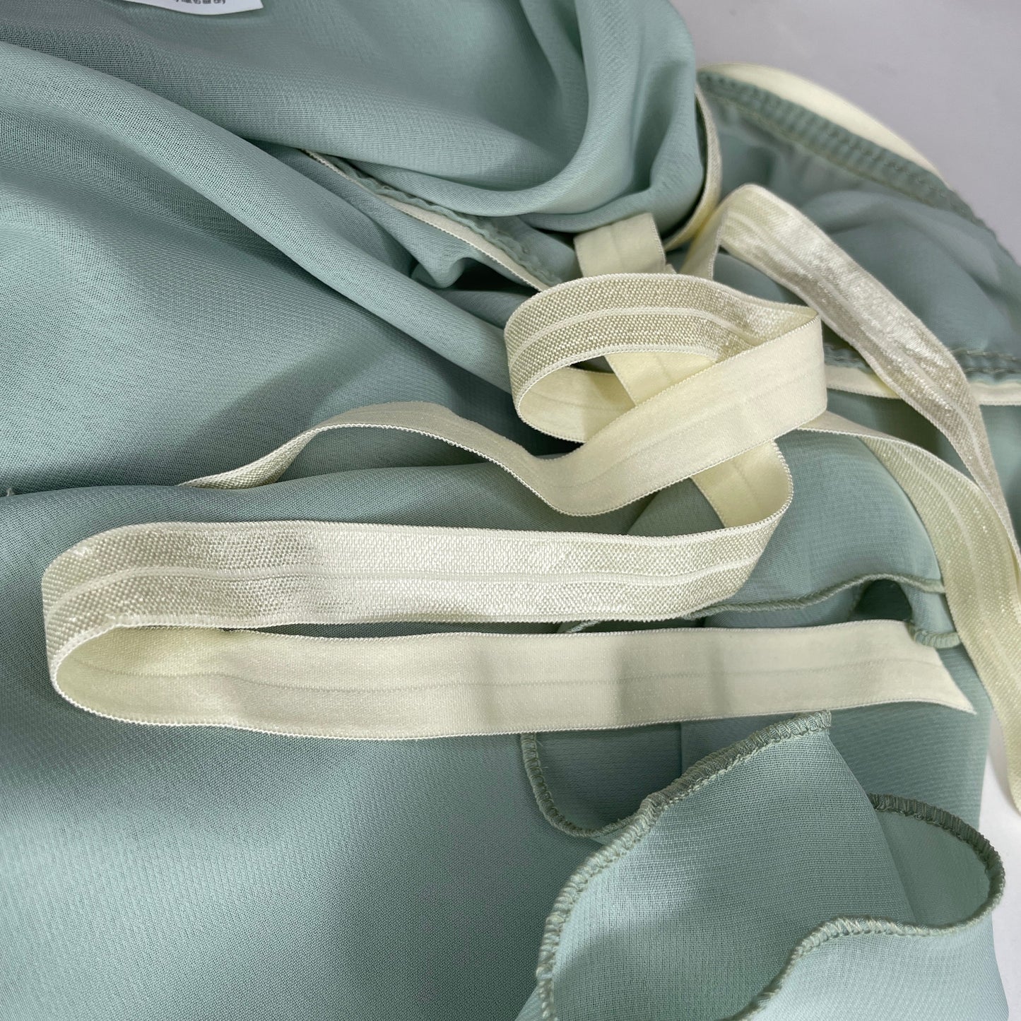 Pistachio Light Green Chiffon Ballet Wrap Skirt - Classical