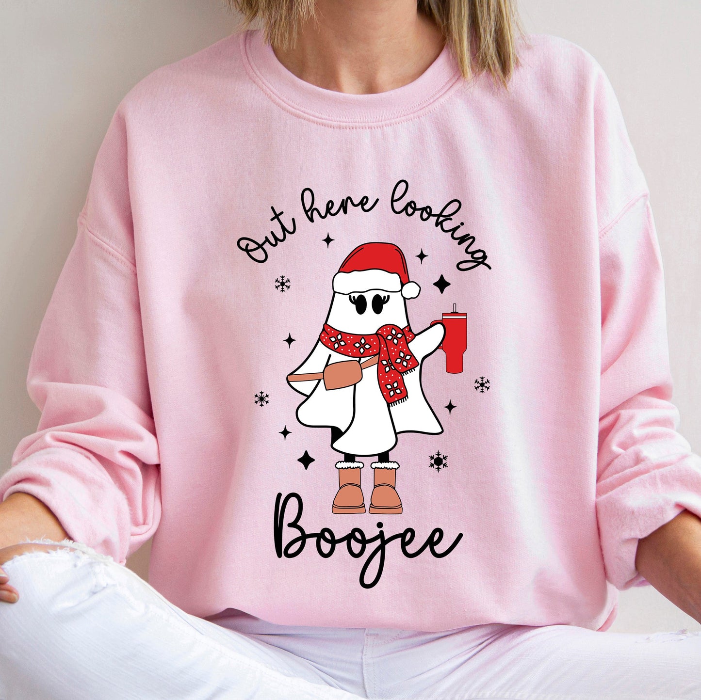 Boojee Ghost, Trendy Christmas, Bougie, Funny, Christmas Sweatshirt