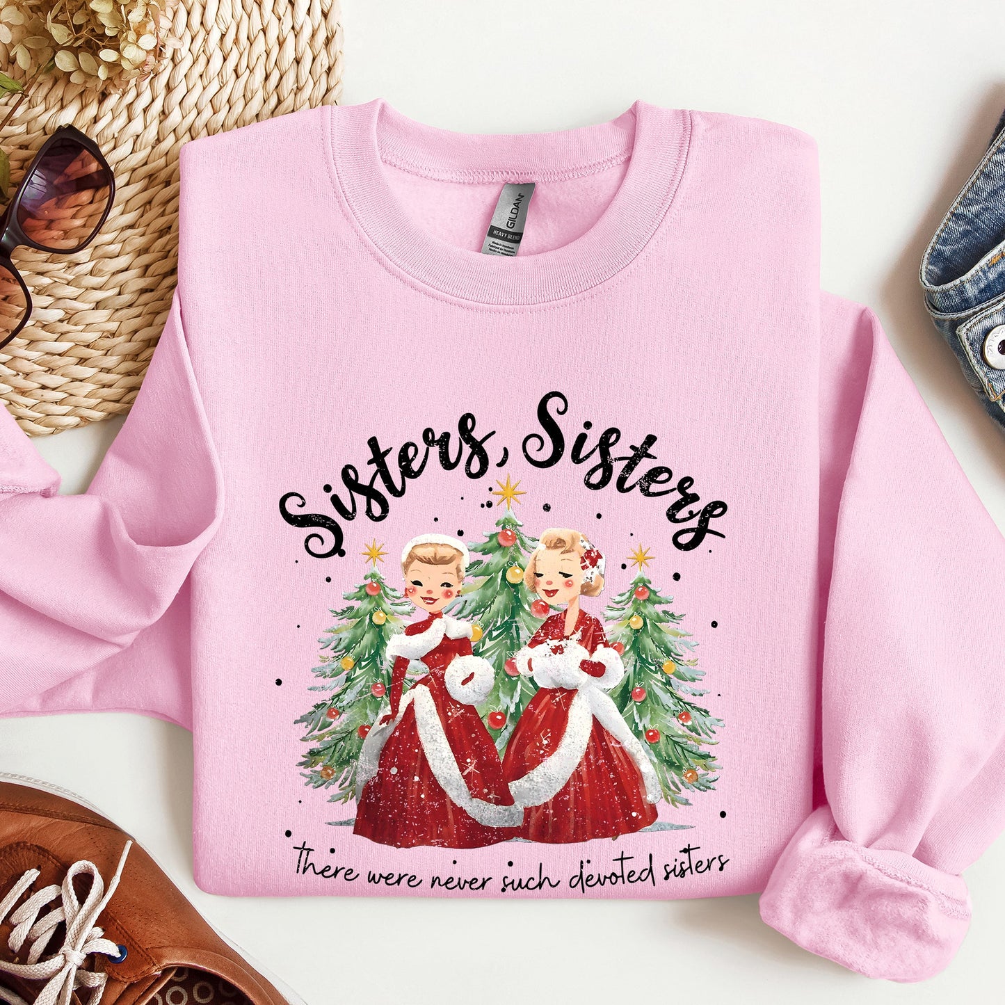 Sisters, White Christmas, Movie, Sweatshirt, Classic, Musical