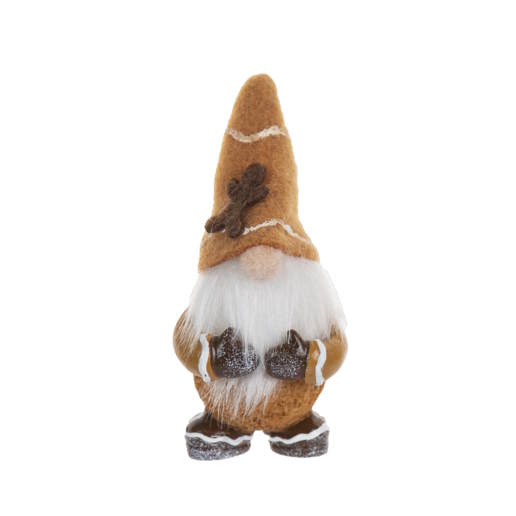 Gingerbread Gnome Pocket Charm Figurine -