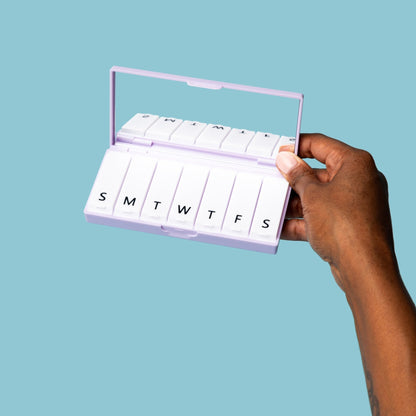 Lilac Pill Box