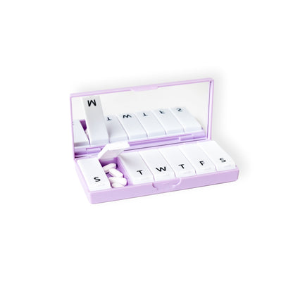 Lilac Pill Box