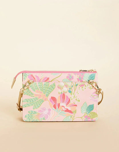 Lindsey Phone Crossbody Flamingo Pineapple