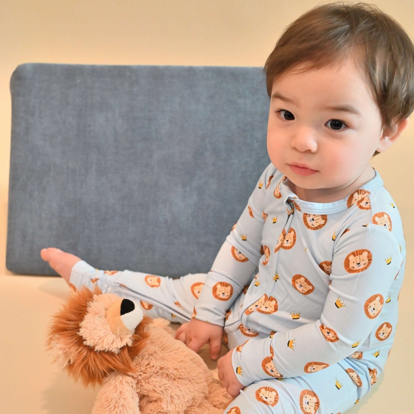 Lions Zip Romper