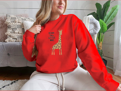 Hand Drawn Vector Illustration Of A Cute Funny Giraffe, With Lettering | Binge T-shirt Shop