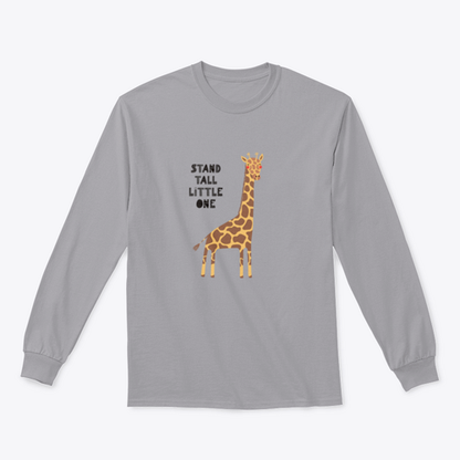 Hand Drawn Vector Illustration Of A Cute Funny Giraffe, With Lettering | Binge T-shirt Shop