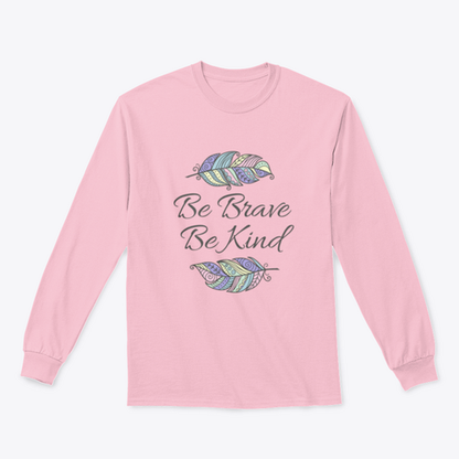 Boho Style Inspirational Quote With Colorful Ornamental Feather Design