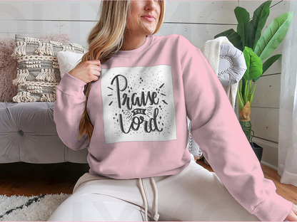 Praise The Lord Inspirational And Motivational Quote Design for