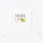 Dino Quote Tea Rex Tyrannosaurus With Cup And Kettle Lettering And