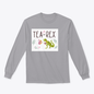 Dino Quote Tea Rex Tyrannosaurus With Cup And Kettle Lettering And