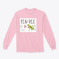 Dino Quote Tea Rex Tyrannosaurus With Cup And Kettle Lettering And