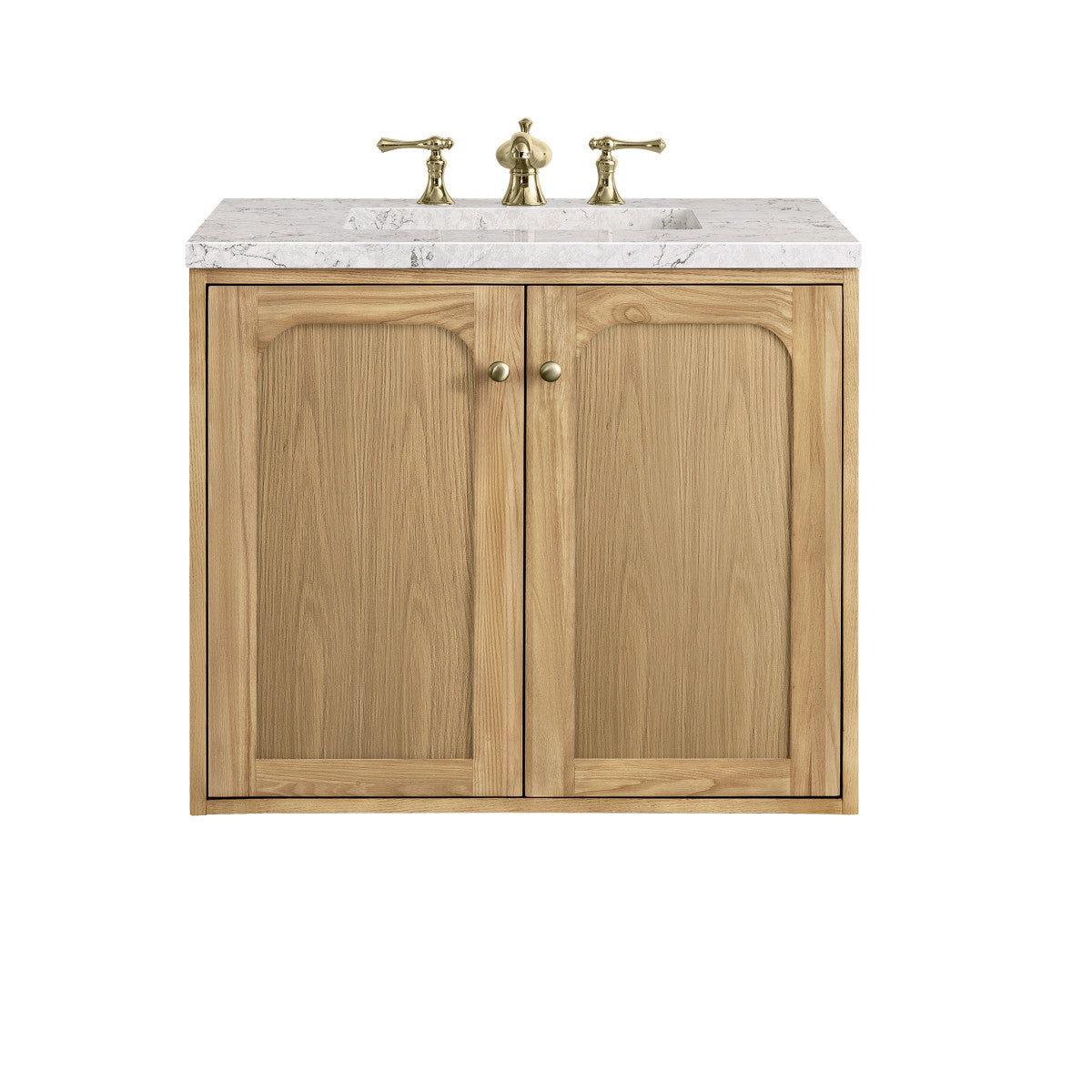 Laurent 30" Single Vanity Cabinet, Light Natural Oak