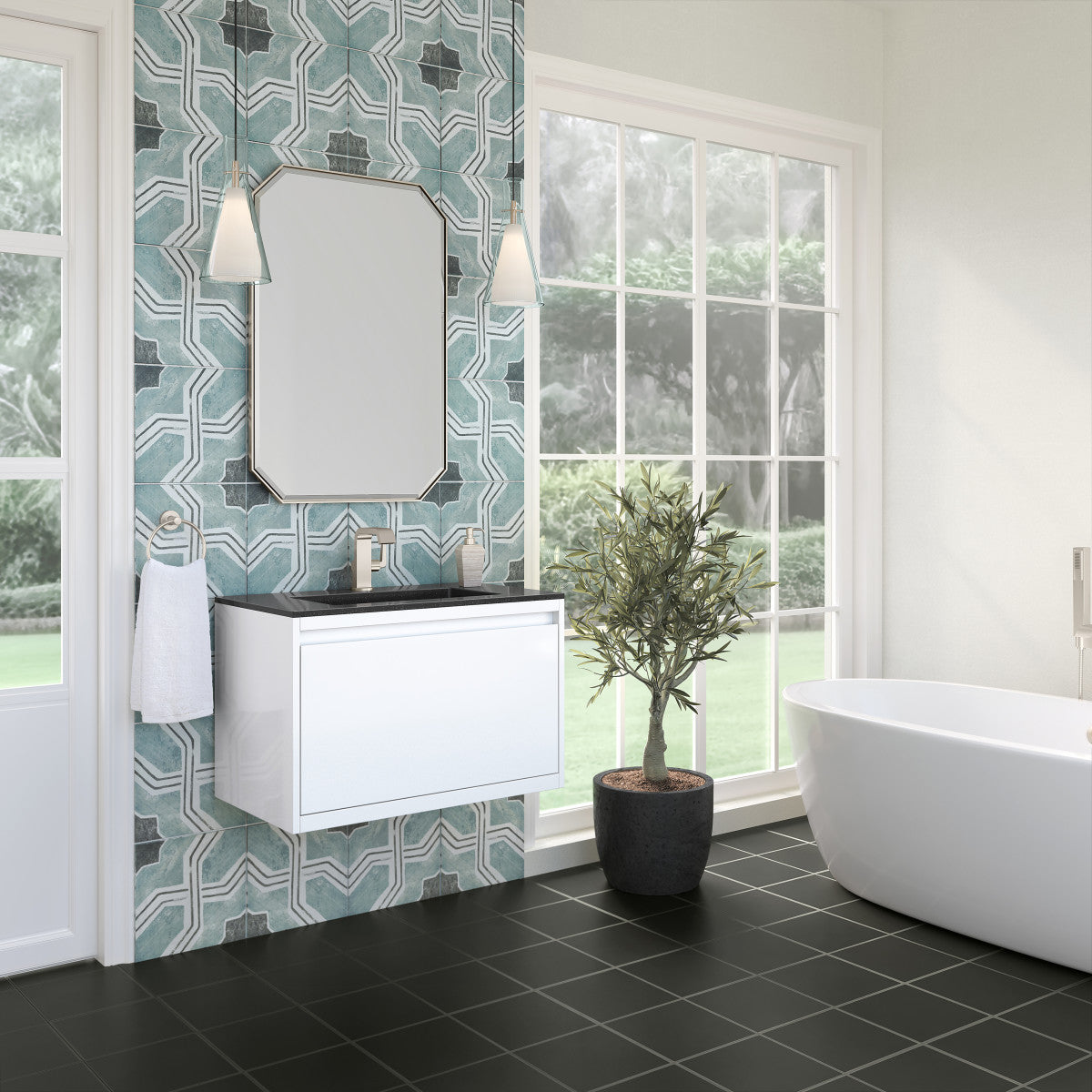 Mantova 31.5" Single Vanity Cabinet