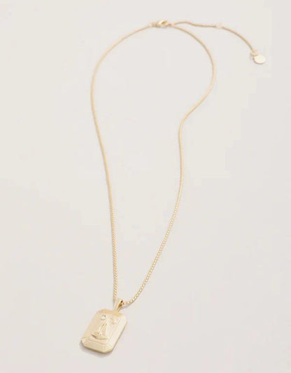 Little Sailboat Necklace - 17" White Opal