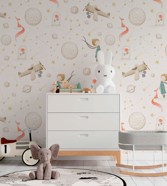 The Little Prince Wallpaper | Kitchen + Metal
