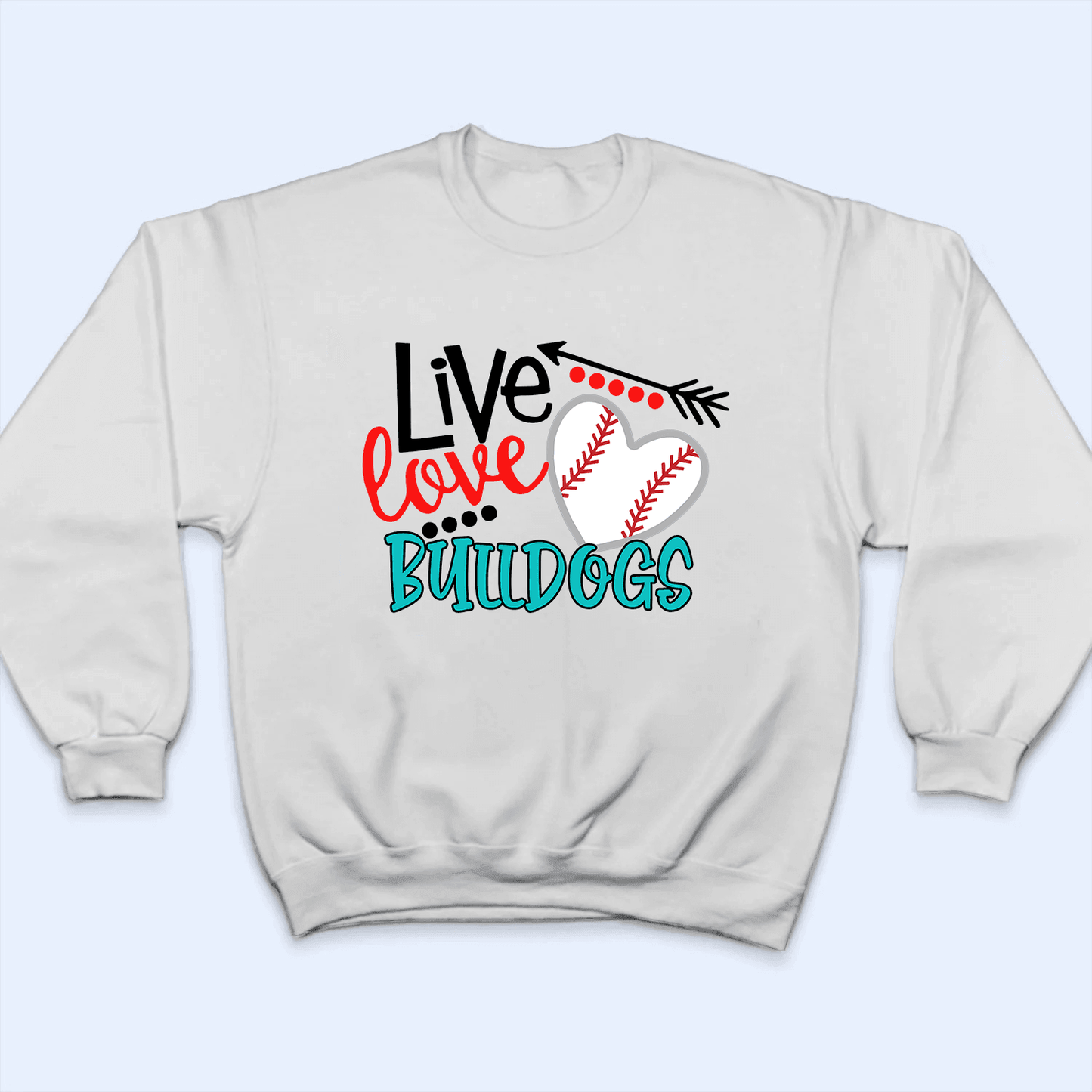 Live Love Mascot - Personalized Custom T Shirt - Birthday, Loving, Funny Gift for Teacher, Kindergarten, Preschool, Pre K, Paraprofessional