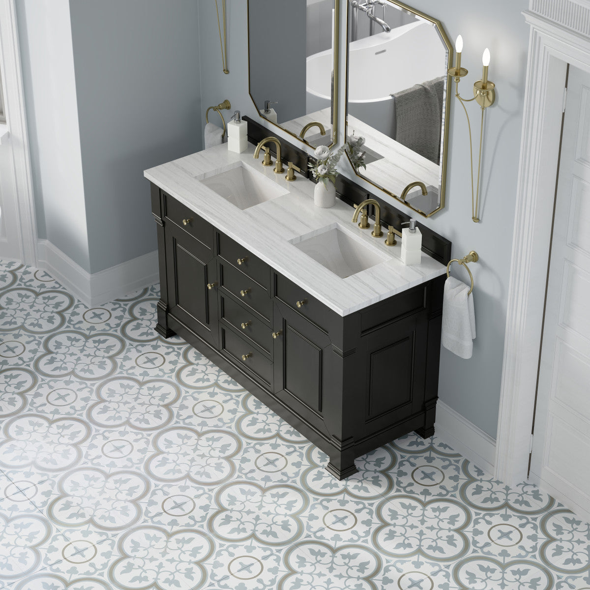Brookfield 60" Double Vanity