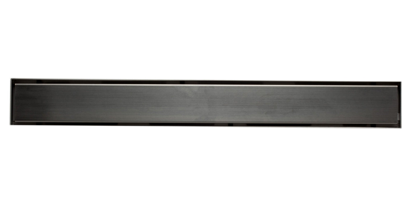 ALFI brand  ABLD24B-BSS 24" Modern Brushed Stainless Steel Linear Shower Drain with Solid Cover