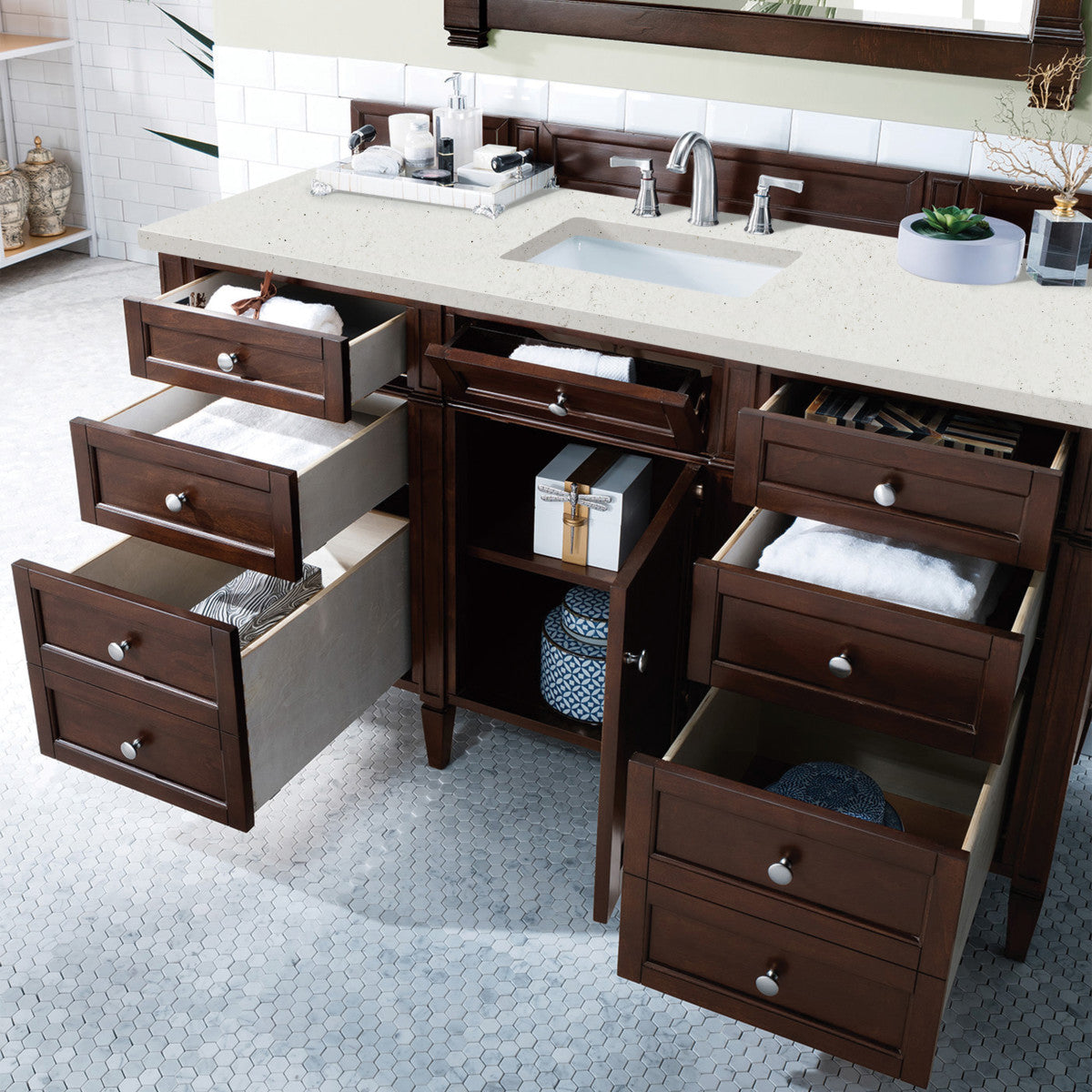 Brittany 60" Single Vanity Cabinet