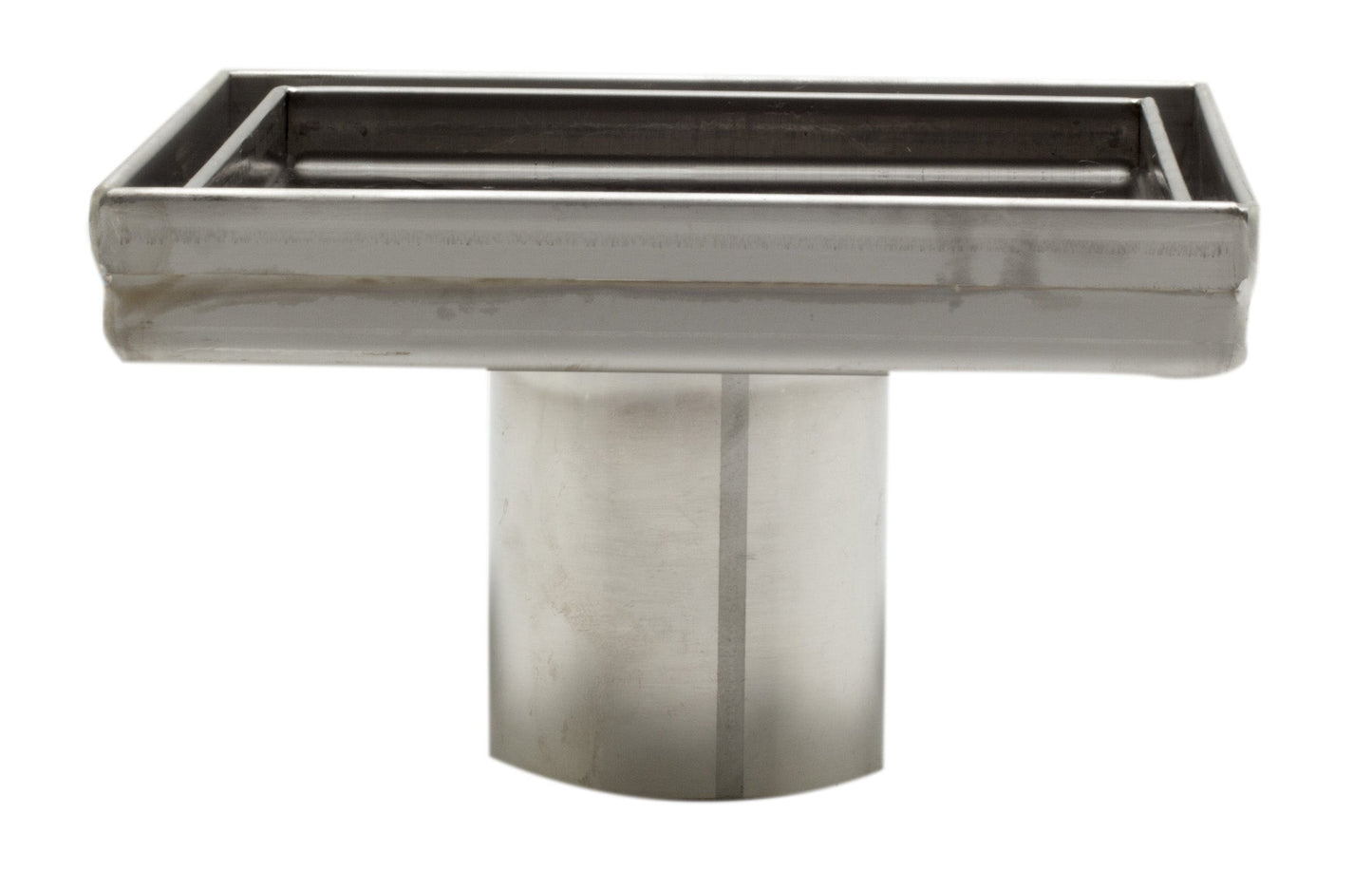 ALFI brand  ABSD55A 5" x 5" Modern Square Stainless Steel Shower Drain w/o Cover