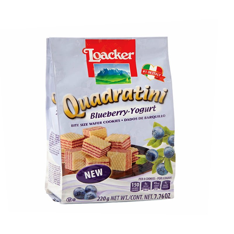 Loacker Quadratini Blueberry Yogurt 220g