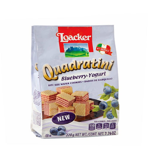 Loacker Quadratini Blueberry Yogurt 220g