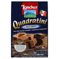 Loacker Quadratini Crispy Chocolate Wafers - Bite Size Cookies, 8.82 Oz Resealable Bag