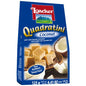 Loacker Quadratini Coconut Cream Wafers 125g - Crispy Wafers with Real Coconut Flakes