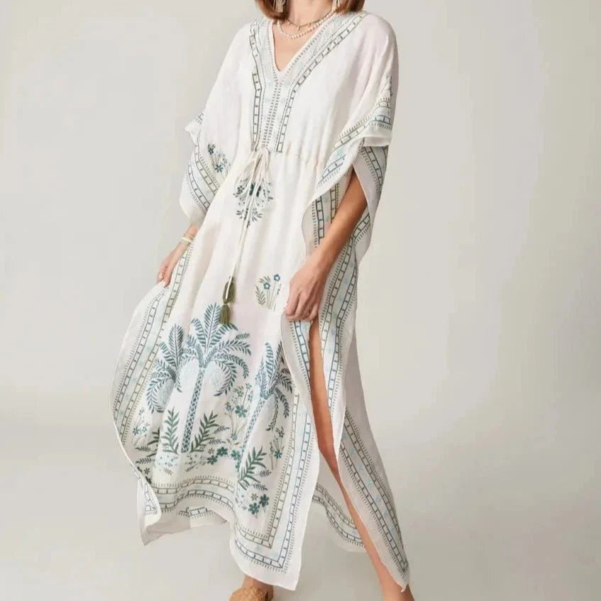 Long Kaftan - Alljoy Landing Palm Tree