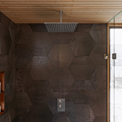 ALFI brand ABSA6S 6" Square Ceiling Shower Arm