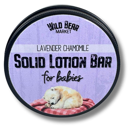 Lavender Chamomile BABY Solid Lotion Bar