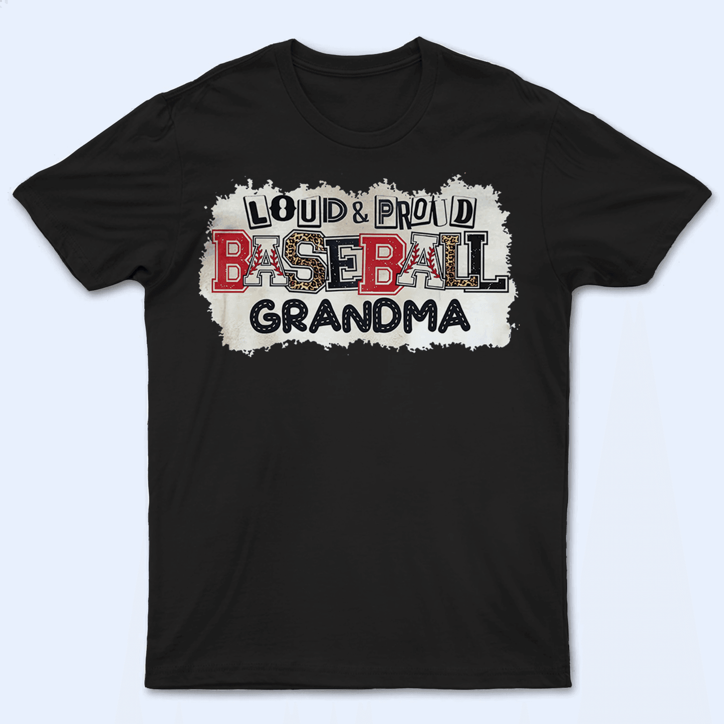 Loud And Proud Grandma Paper Pattern - Personalized Custom T Shirt - Birthday, Loving, Funny Gift for Grandma/Nana/Mimi, Mom, Wife, Grandparent
