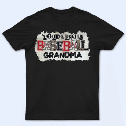 Loud And Proud Grandma Paper Pattern - Personalized Custom T Shirt - Birthday, Loving, Funny Gift for Grandma/Nana/Mimi, Mom, Wife, Grandparent
