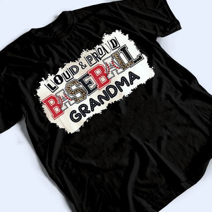 Loud And Proud Grandma Paper Pattern - Personalized Custom T Shirt - Birthday, Loving, Funny Gift for Grandma/Nana/Mimi, Mom, Wife, Grandparent