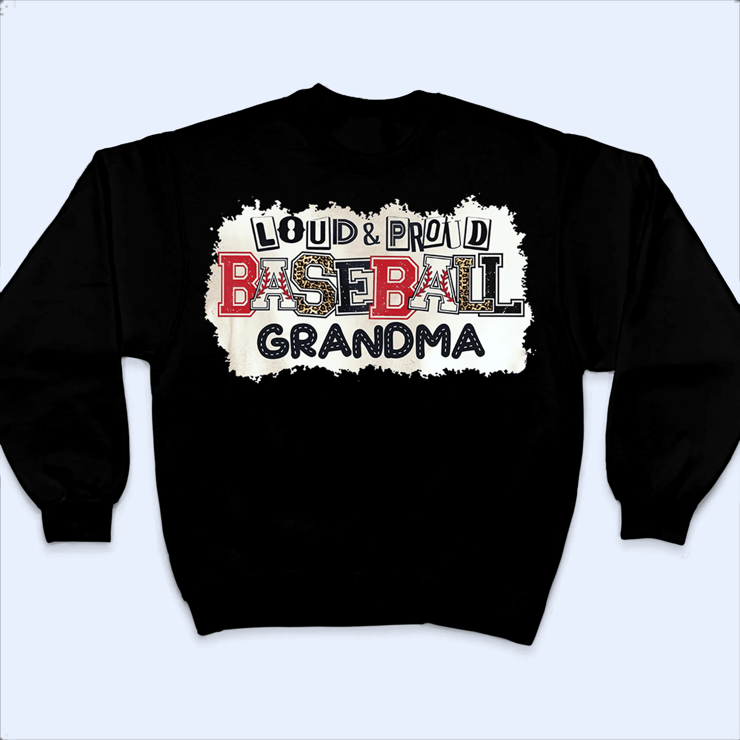 Loud And Proud Grandma Paper Pattern - Personalized Custom T Shirt - Birthday, Loving, Funny Gift for Grandma/Nana/Mimi, Mom, Wife, Grandparent